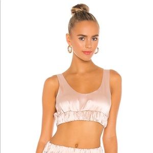 Natalie rolt kora crop top